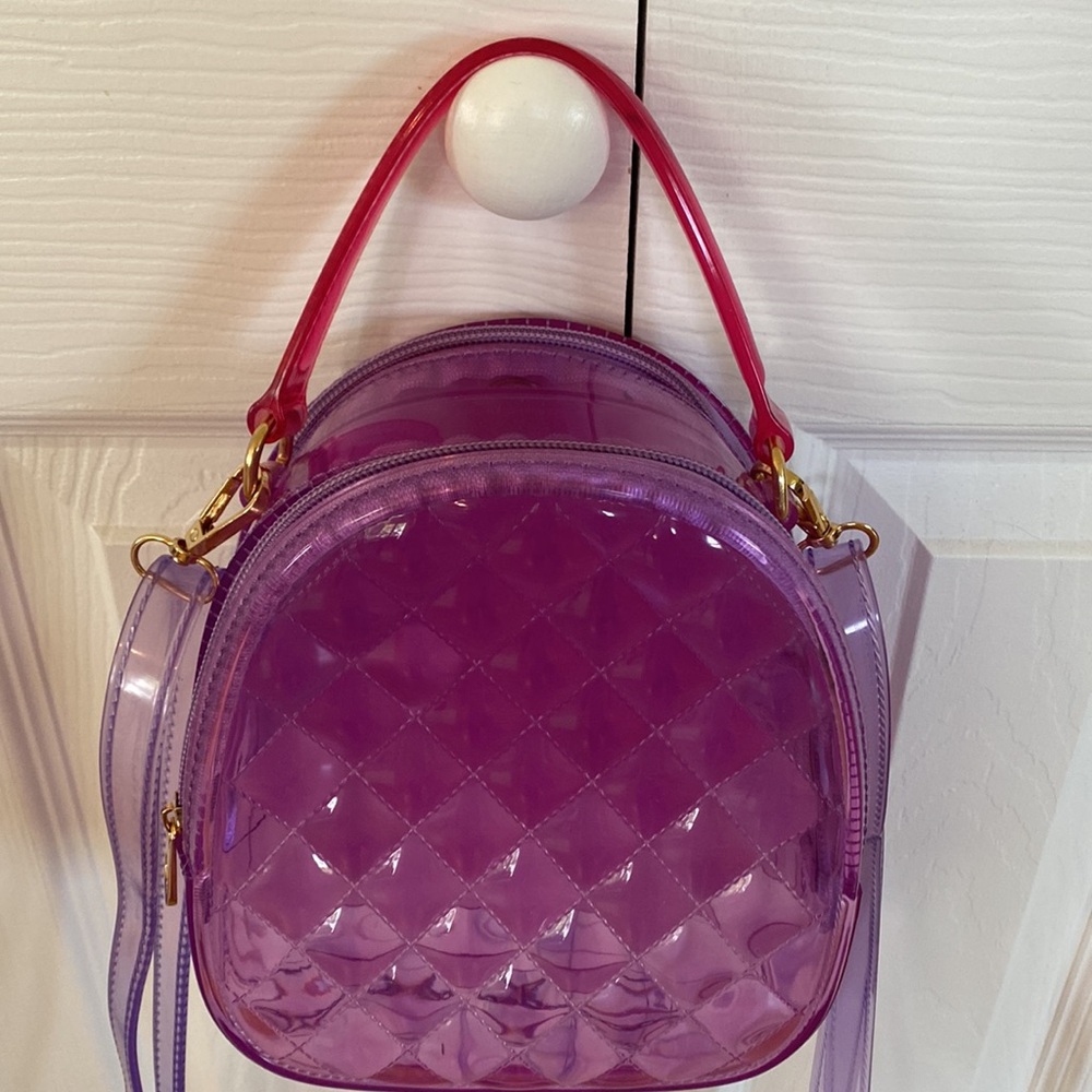 Clear colored small backpack/bag - Picture 2 of 6